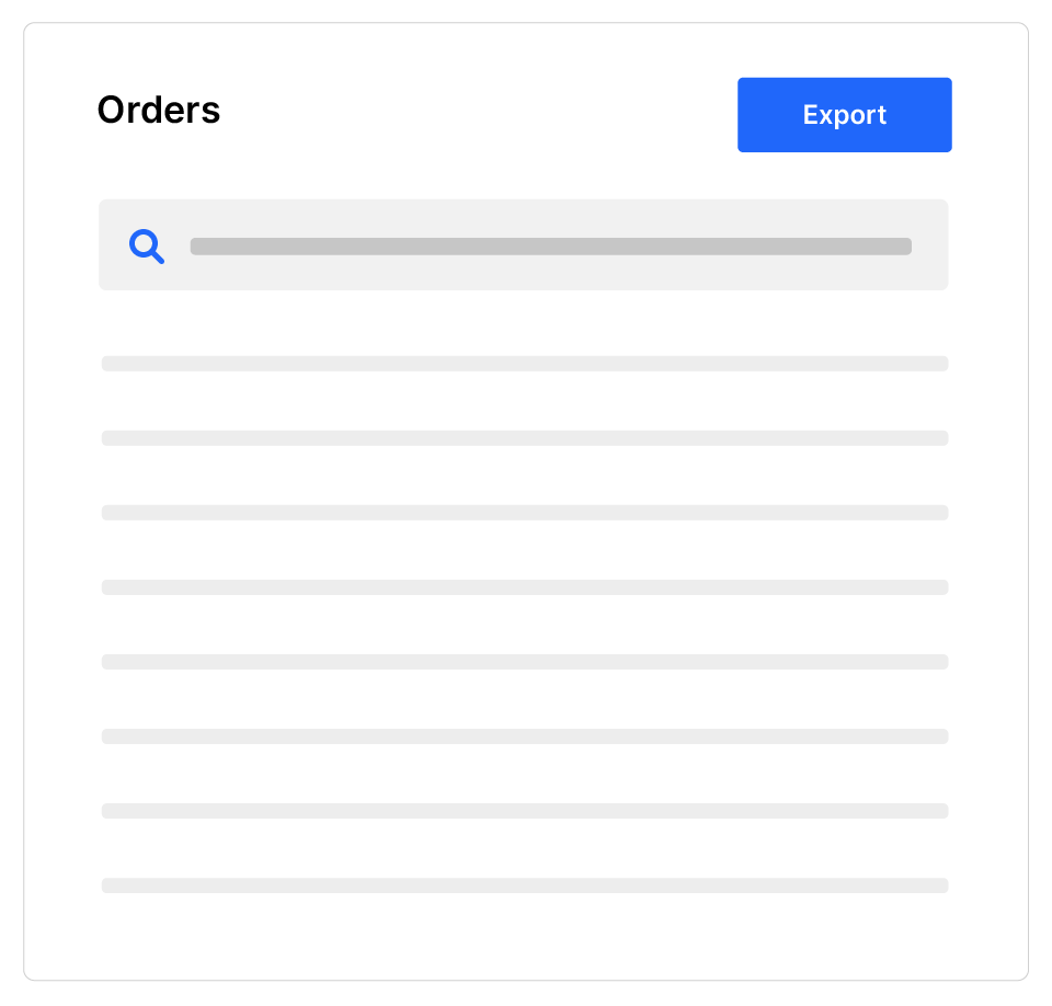 View Orders